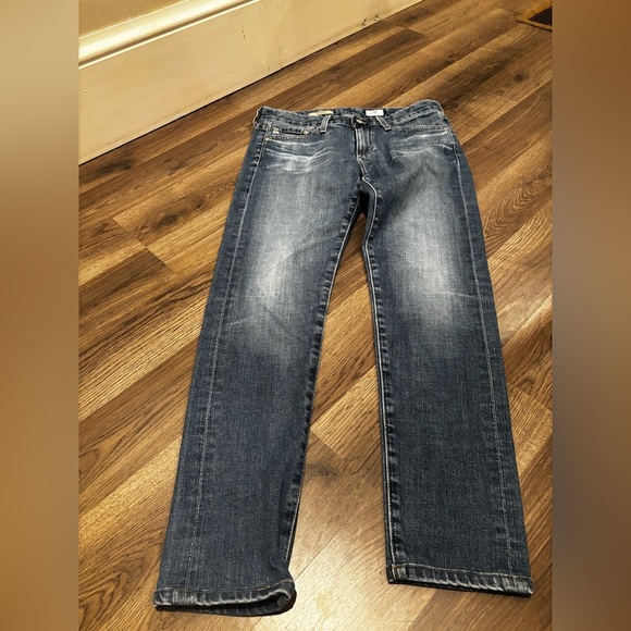 Ag Adriano Goldschmied Classic Blue Jeans basic denim size 25 relaxed skinny - Picture 9 of 12